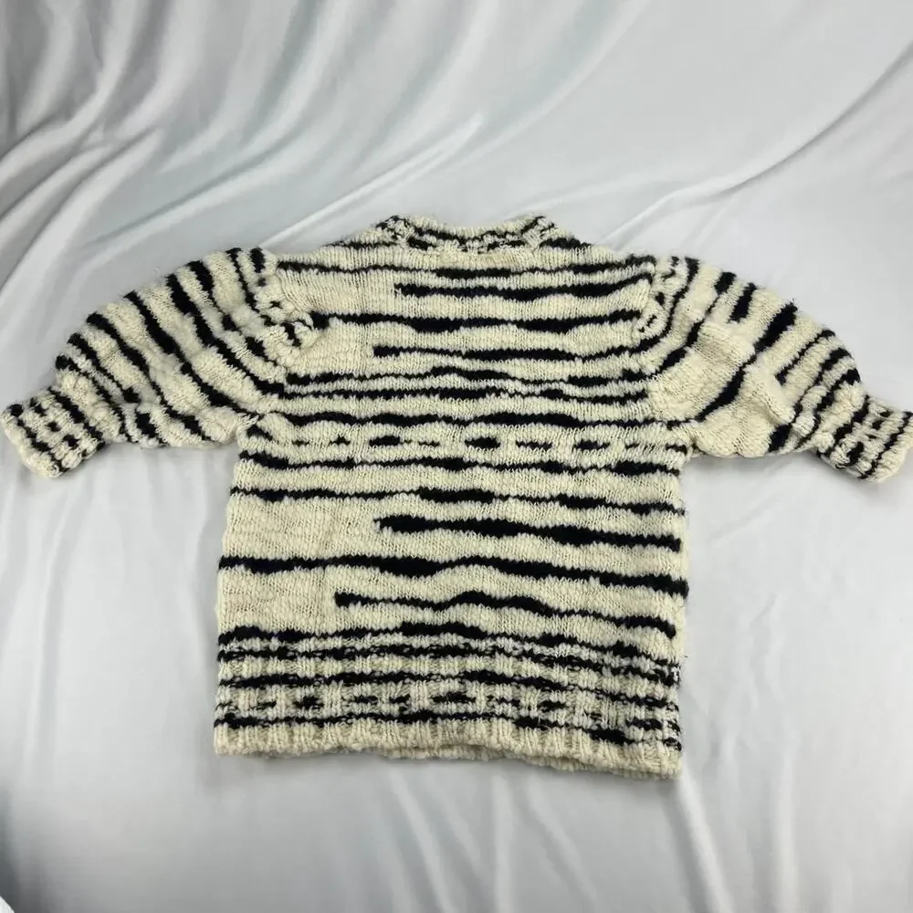 Ulla Johnson Black and White Striped Sweater - Picture 5 of 12